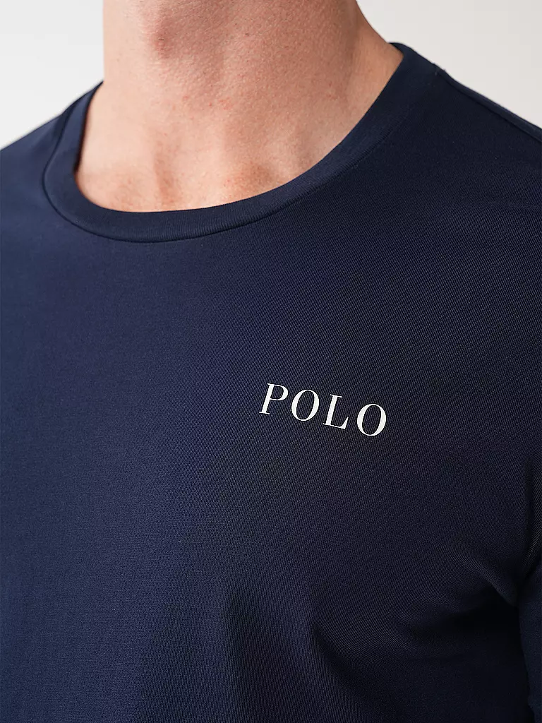 POLO RALPH LAUREN Pyjama Langarmshirt blau