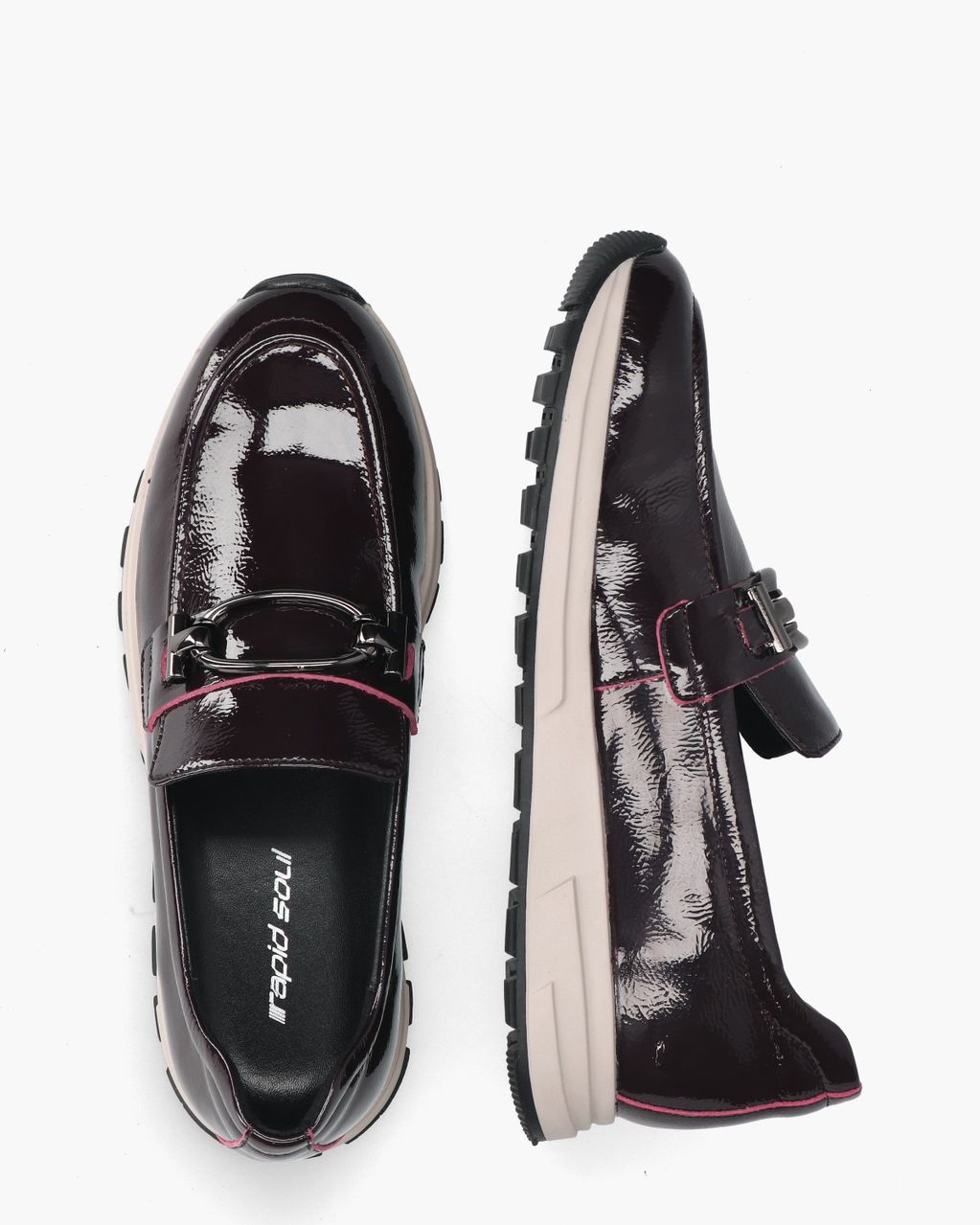 Rapid Soul Yusha Bordeauxrood Damesloafers