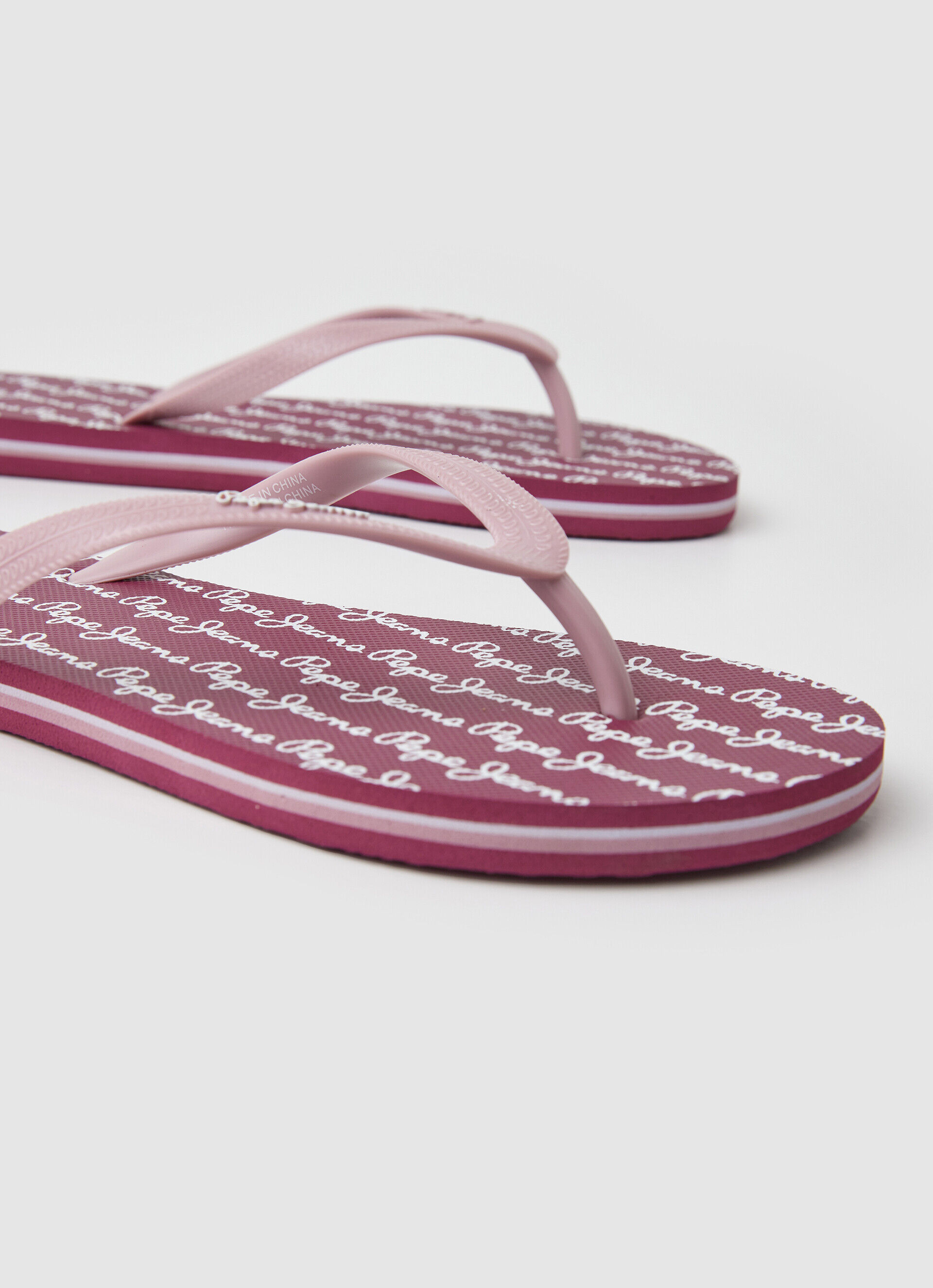 Chinelo de praia RAKE PLAY - vermelho acinzentado