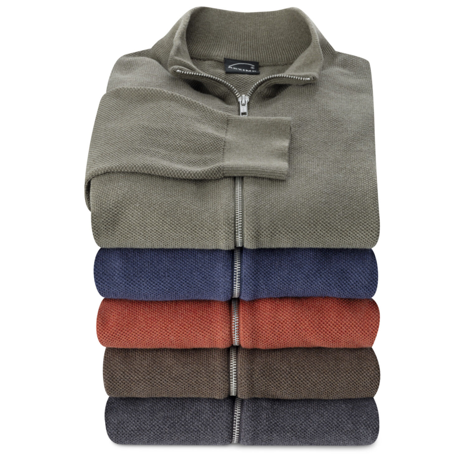 Herren Strickcardigan mit Reissverschluss
