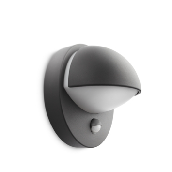 Philips buitenlamp MyGarden June zwart met bewegingssensor