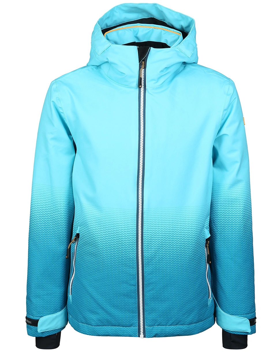 Funktionsjacke KSW 183 GRLS SKI in helltürkis/schwarz