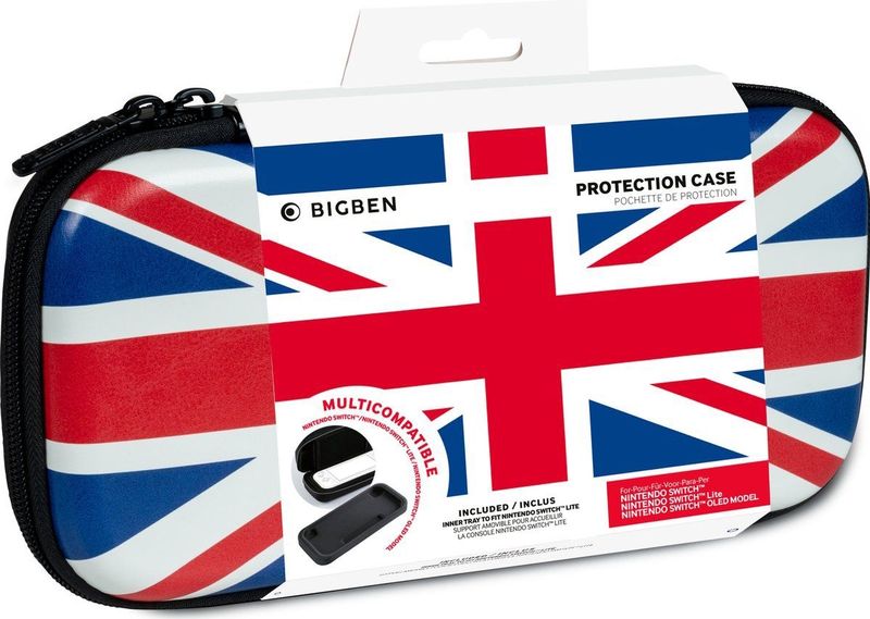 Nacon - Harde Transporttas voor Nintendo Switch - Britse Vlag, Funda Nintendo Switch