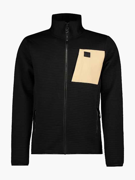 ICEPEAK Fleecejacke Schwarz