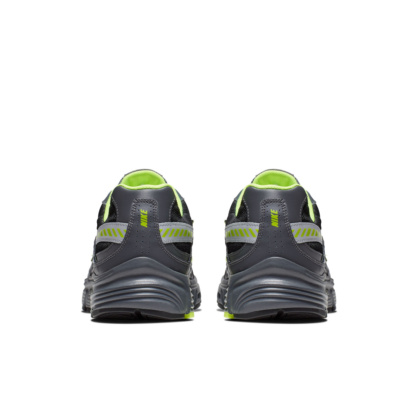 Nike Initiator Hardloopschoenen Donkergrijs Zwart Neongeel
