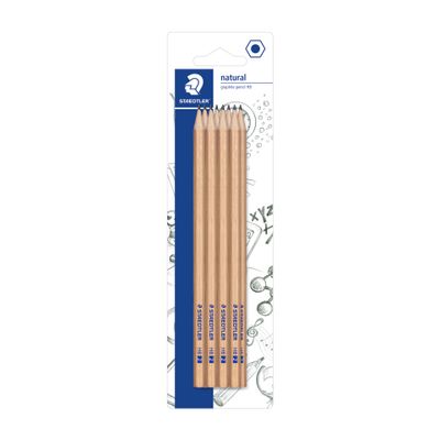 STAEDTLER graphite pencil - 8 crayons - bois naturel