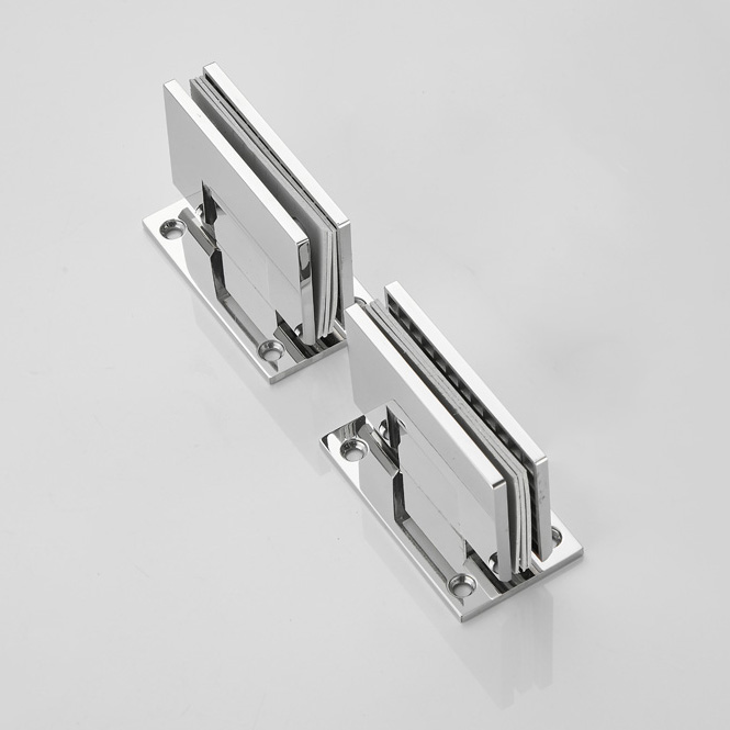 Saniclear Modern Talpa scharnieren met pluggen en schroeven chroom
