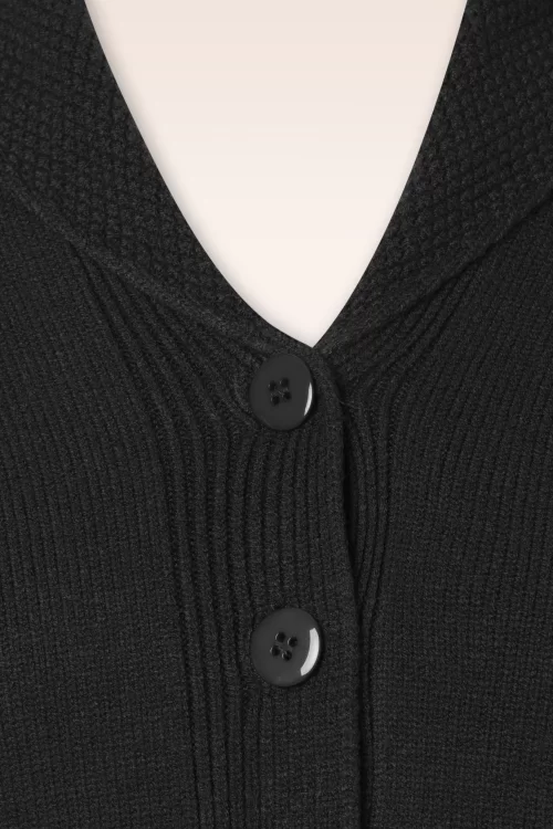 Banned Retro Violet cardigan in zwart
