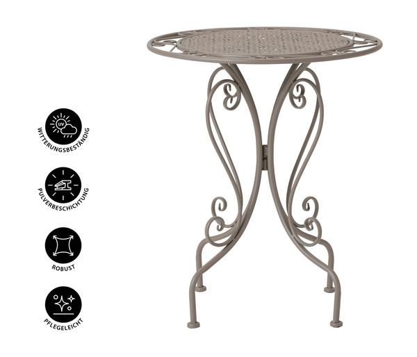 Dehner Tisch Luca, ca Ø60/H70 cm