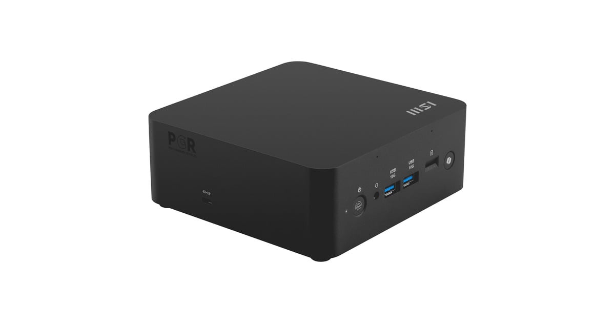 MSICubi NUC AI+ 2MG-001EU pc-systeem  (Zwart | Core Ultra 7 258V | Arc Graphics 140V | 32 GB | 1 TB SSD)