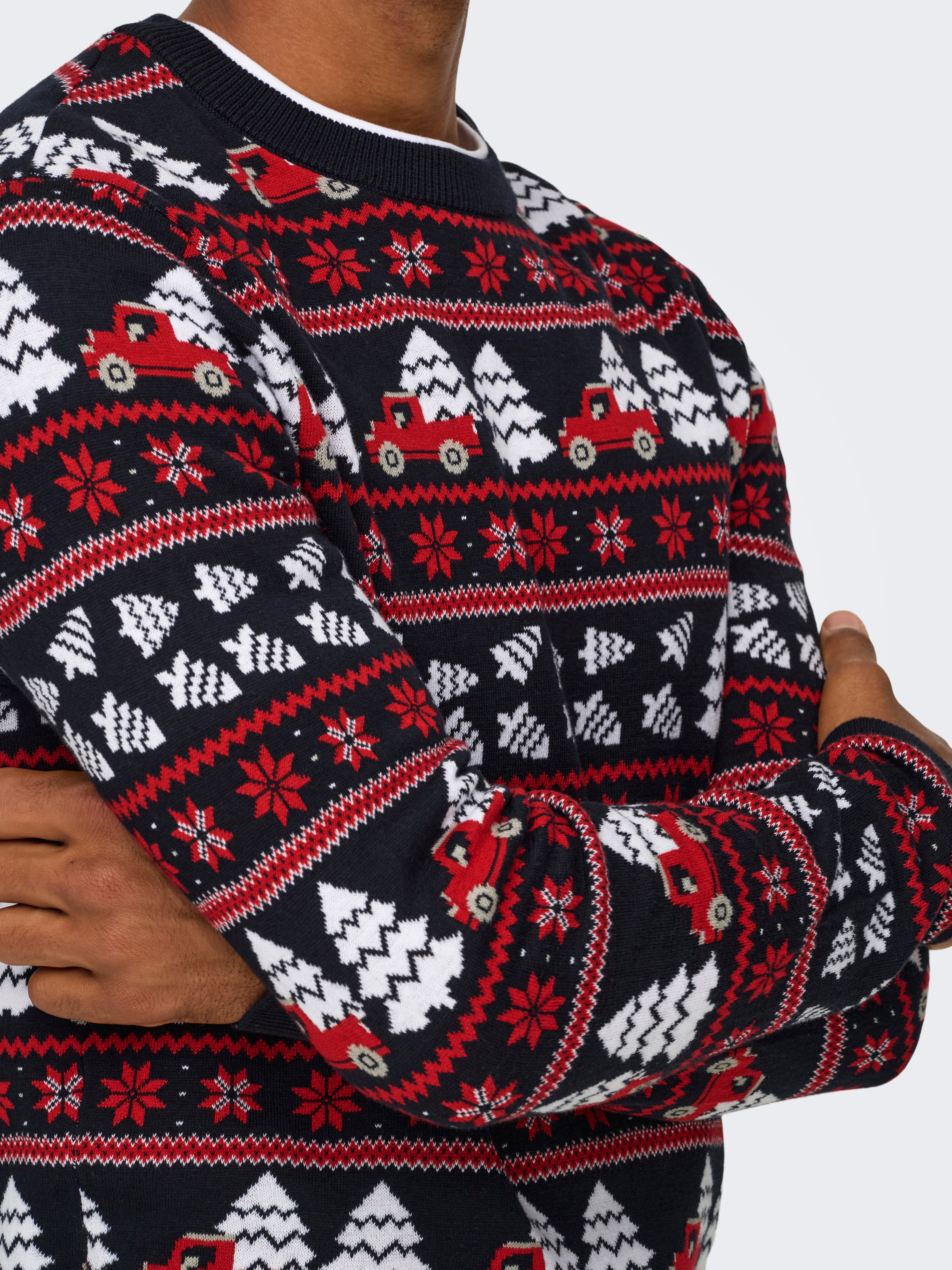 ONSXMAS Pullover Dark Navy