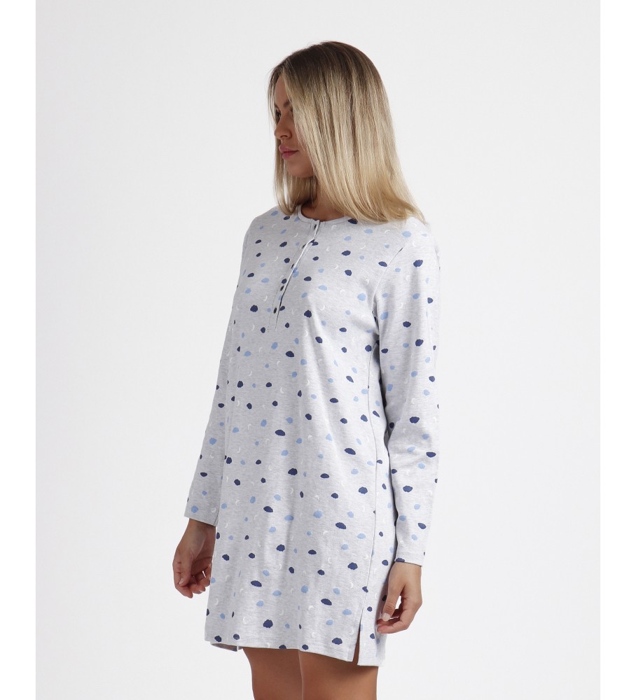 Camisola de manga comprida Admas Cloudy Nights cinza