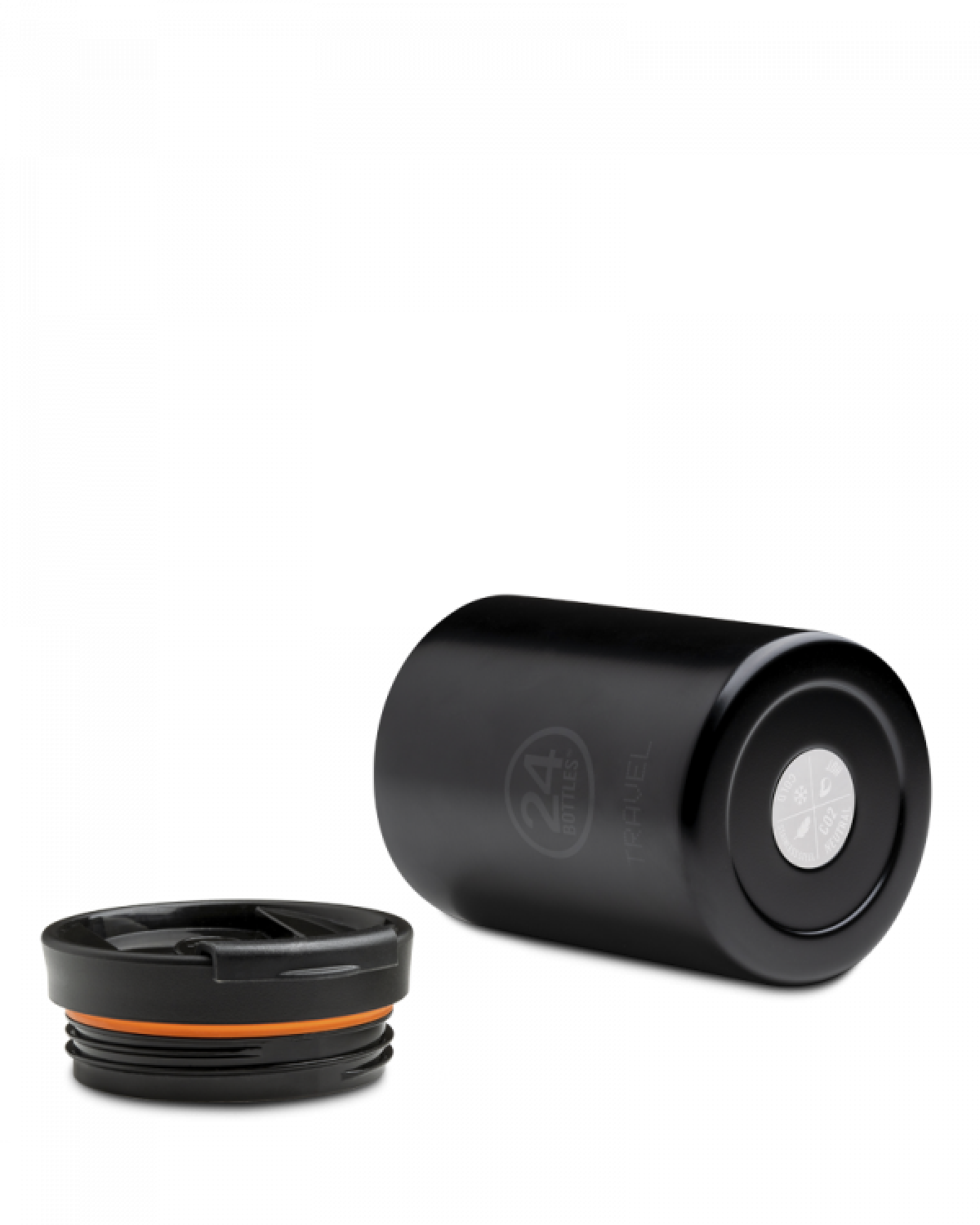24 Bottles Thermobecher  Travel Tumbler 600ml Tuxedo Black