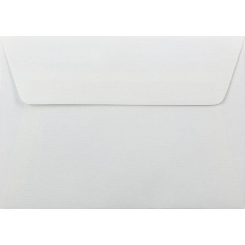 25 enveloppes C6 (114x162mm) Vergé doublées adhésives
