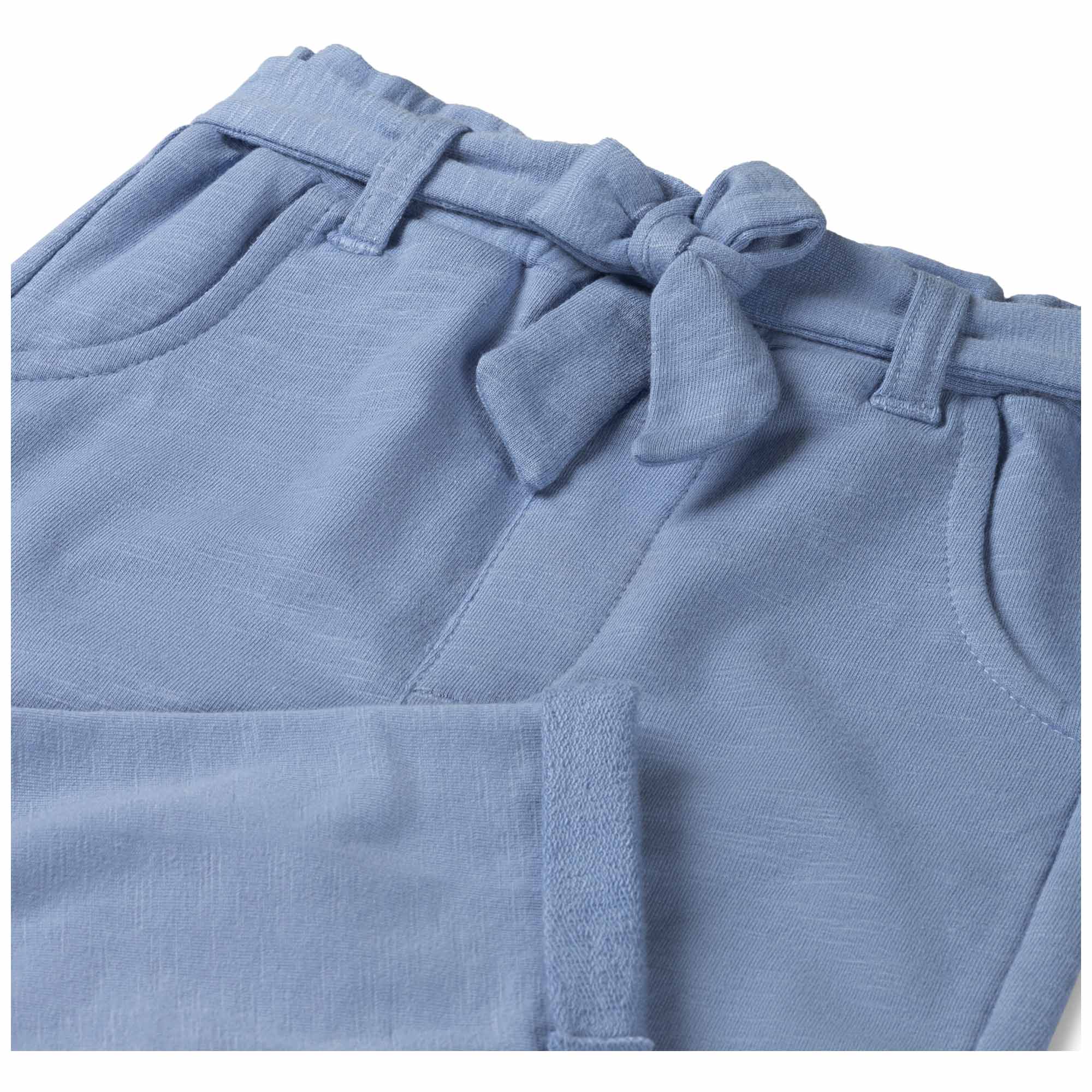 Prénatal baby broek  effen blauw