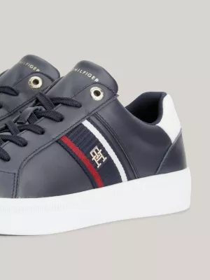 Tênis Signature Leather Monogram Cupsole