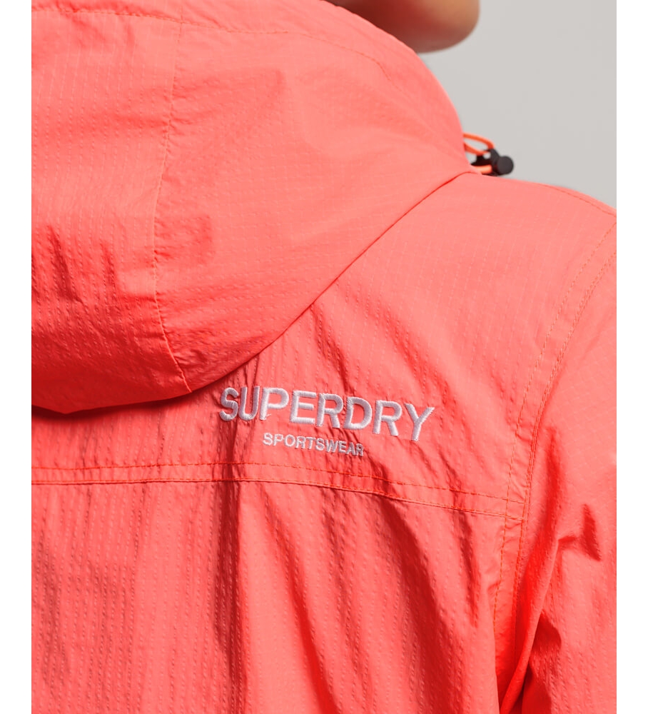 Jaqueta Superdry Code Standard Laranja Leve com Logo
