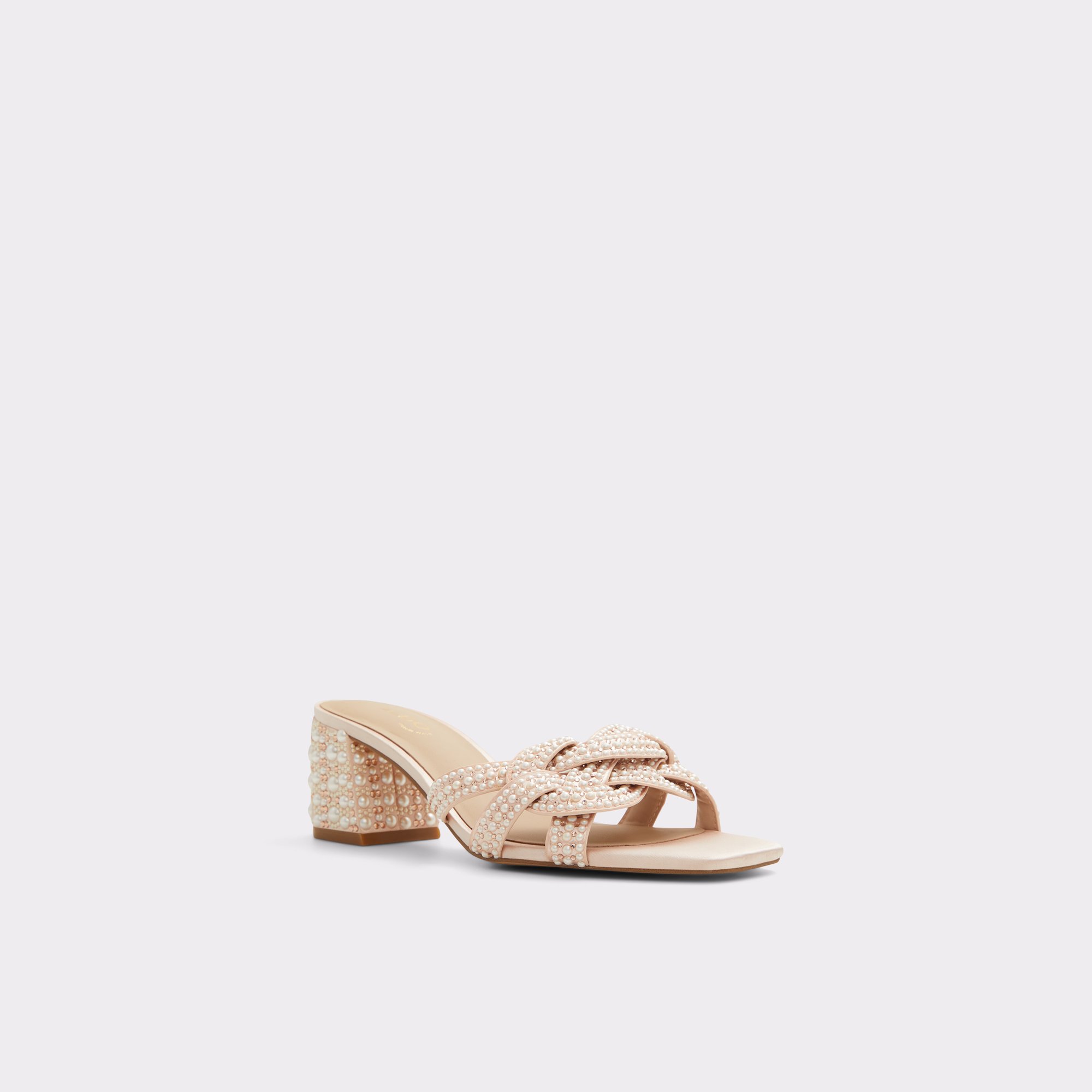 Grandly Light Pink Women Mule Shoes