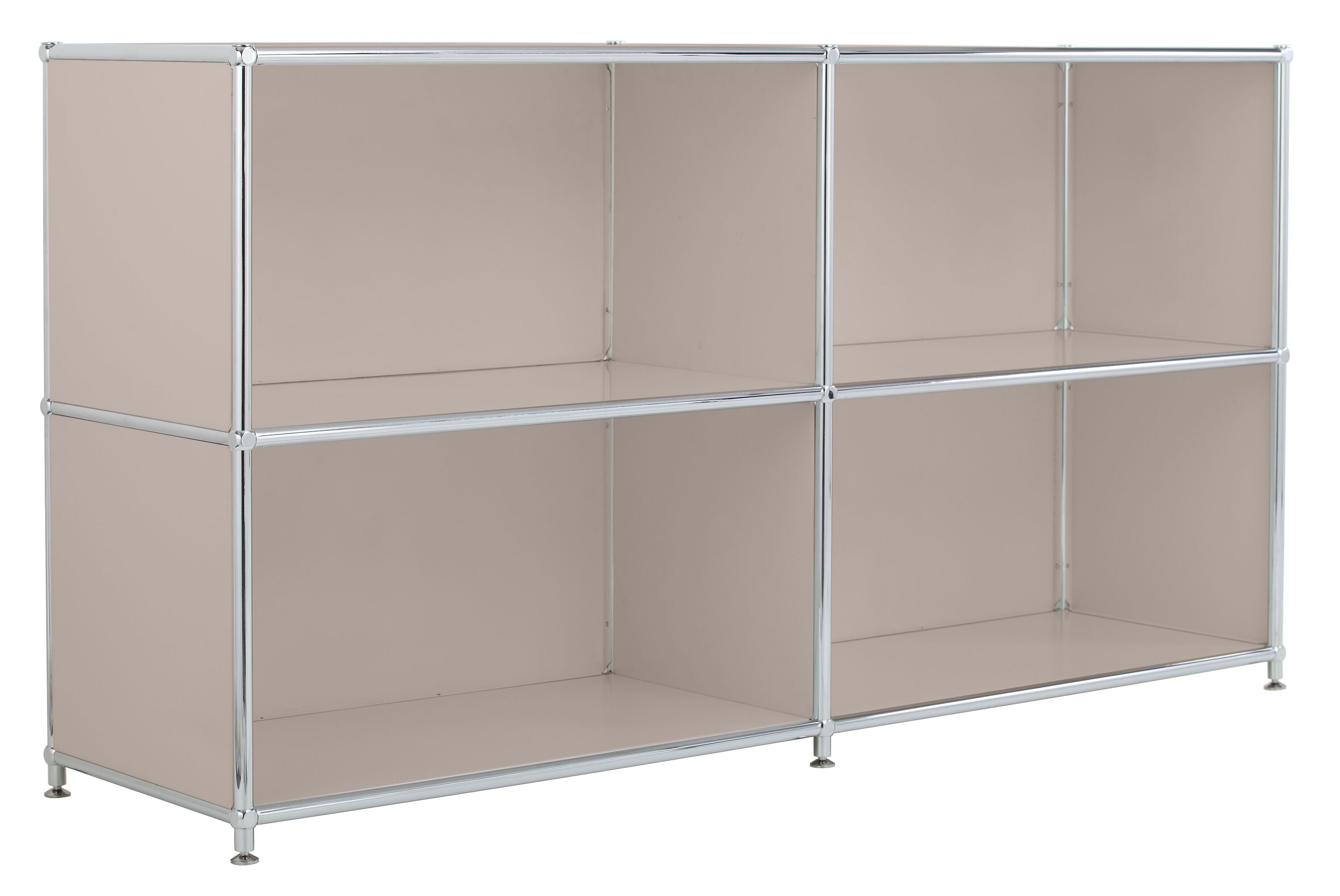FLEXCUBE Sideboard - Taupe / B: 152.0 cm x T: 40.0 cm x H: 80.5 cm