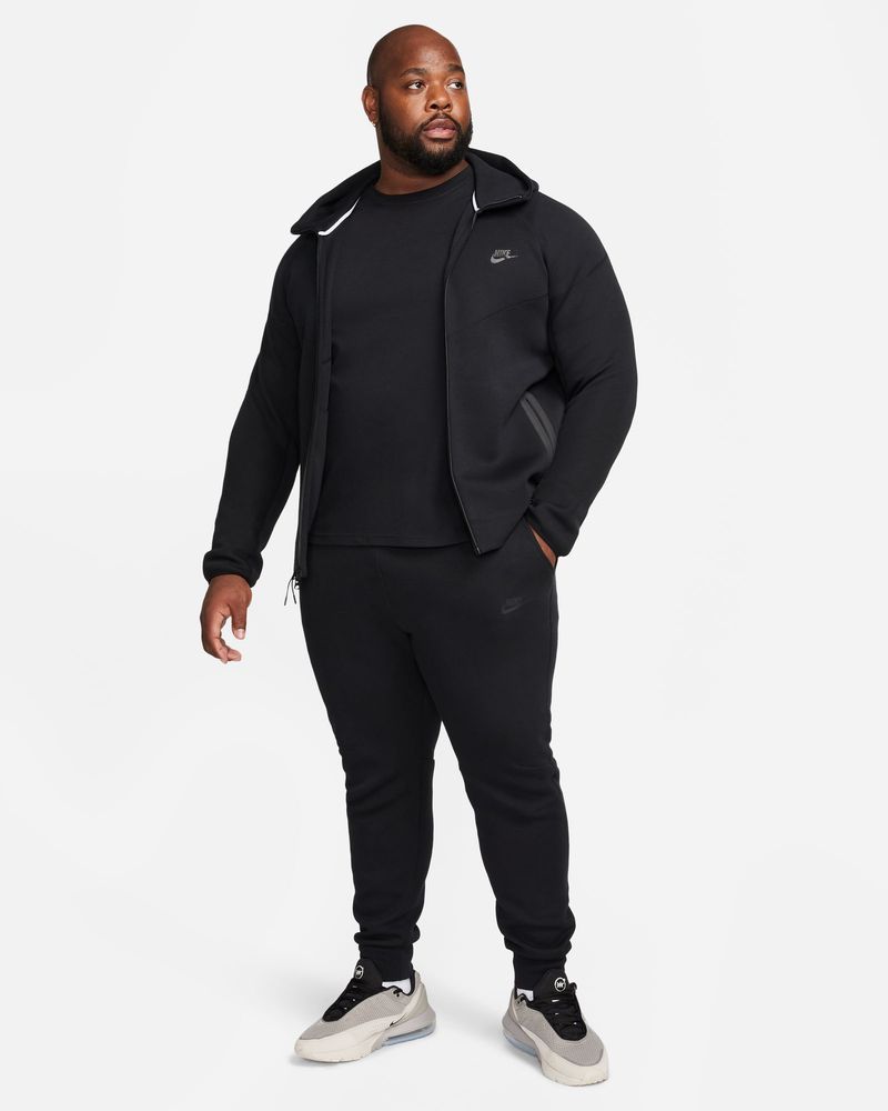 Sweat zippé à capuche Nike Sportswear Tech Fleece Noir pour homme