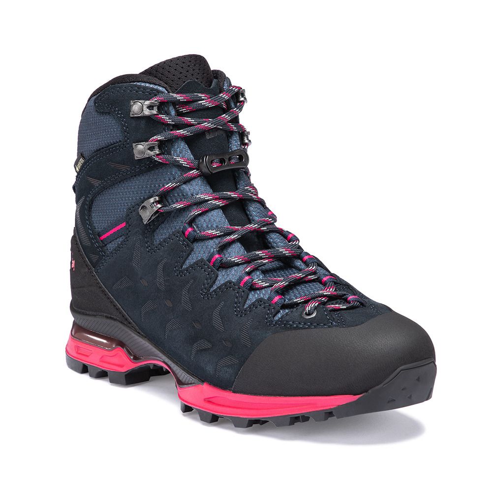 Hanwag MAKRA TREK GTX - Chaussures randonné Femme navy/pink