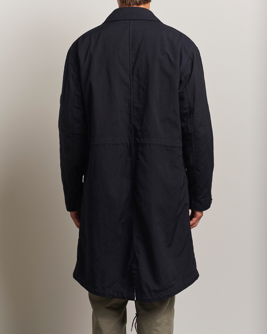 C.P. Company Twill Garment Dyed Lined Coat Navy