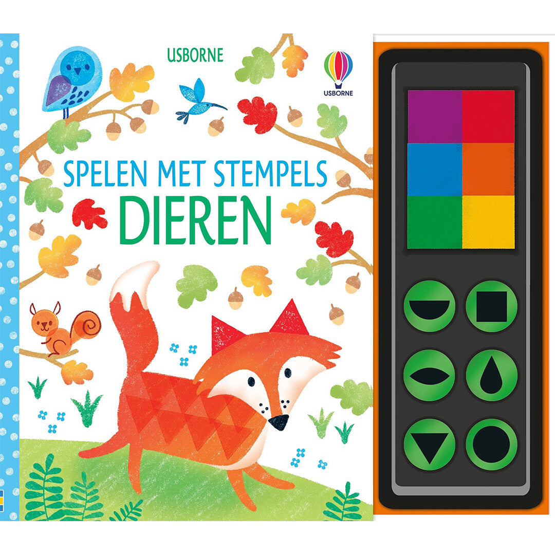 Uitgeverij usborne spelen met stempels - dieren