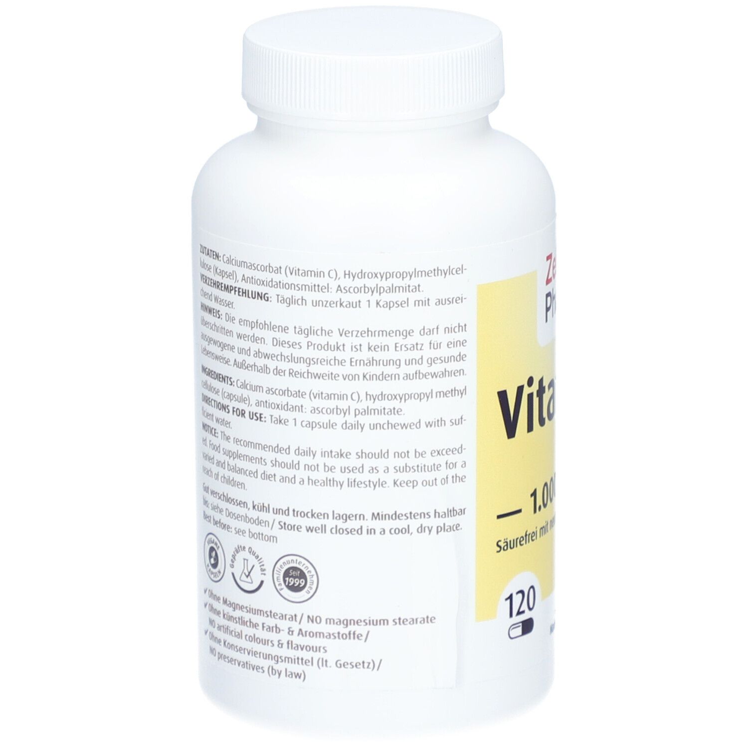 ZeinPharma® Vitamin C gepuffert 1000 mg