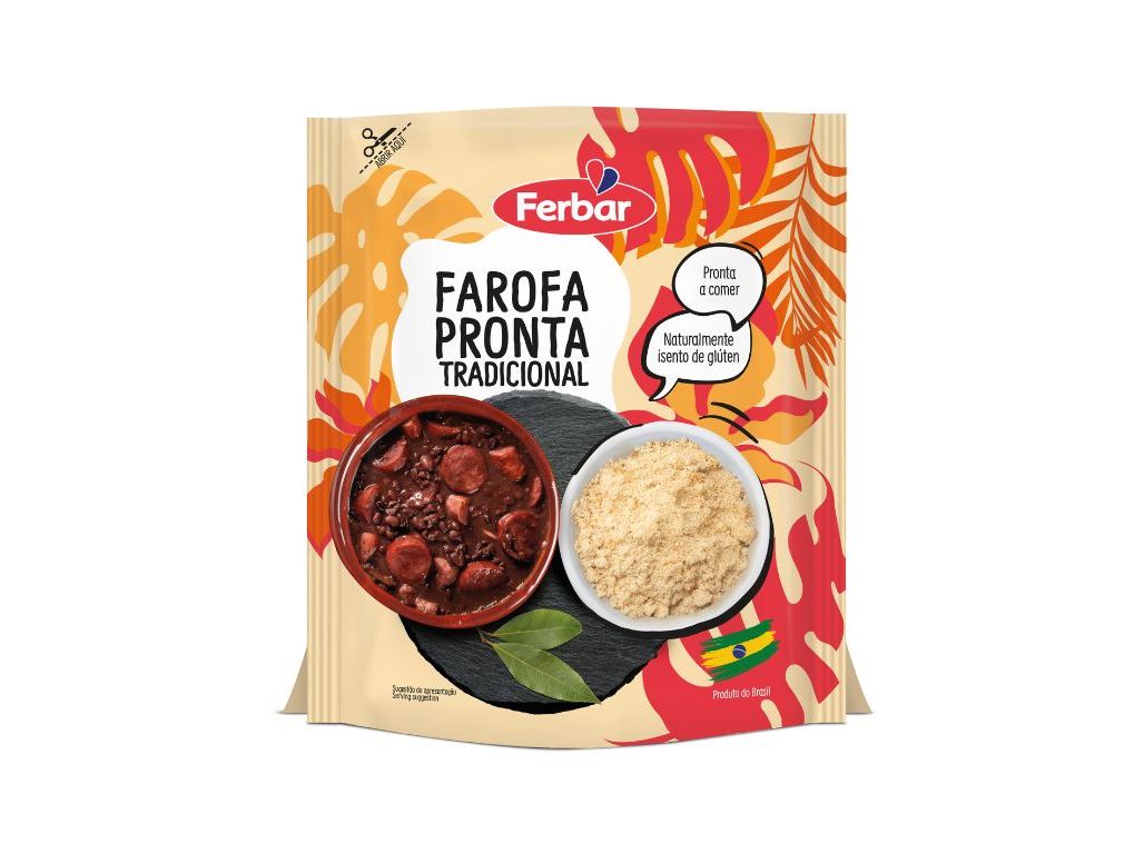 FAROFA PRONTA FERBAR TRADICIONAL 250G