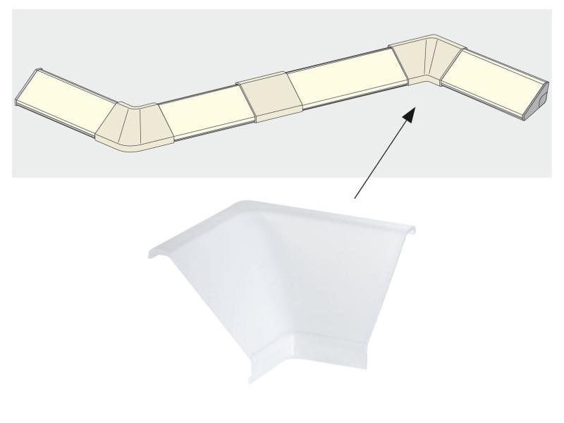 Paulmann Abdeckung Delta Profil Inside Corner, 2 Stück Eckverbinder zur Kaschierung von Übergängen und Schnittkanten