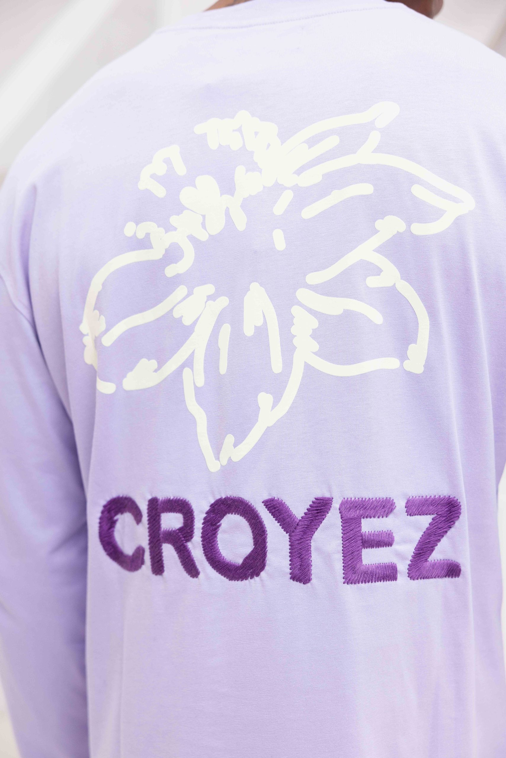 Croyez Gardener Longsleeve T-Shirt Heren Paars