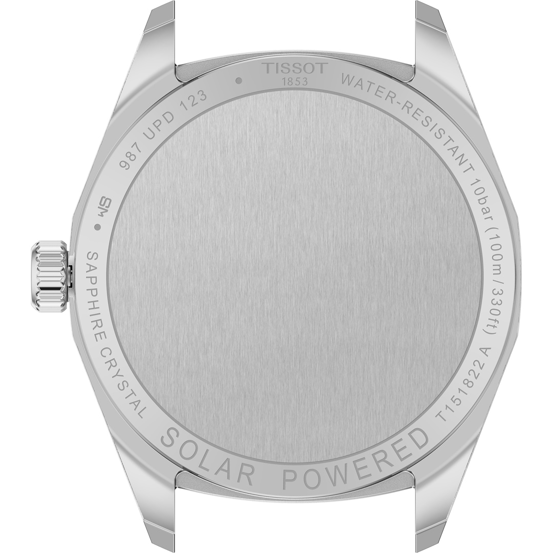 Tissot PRC 100 Solar Quartz 34mm Silbrig