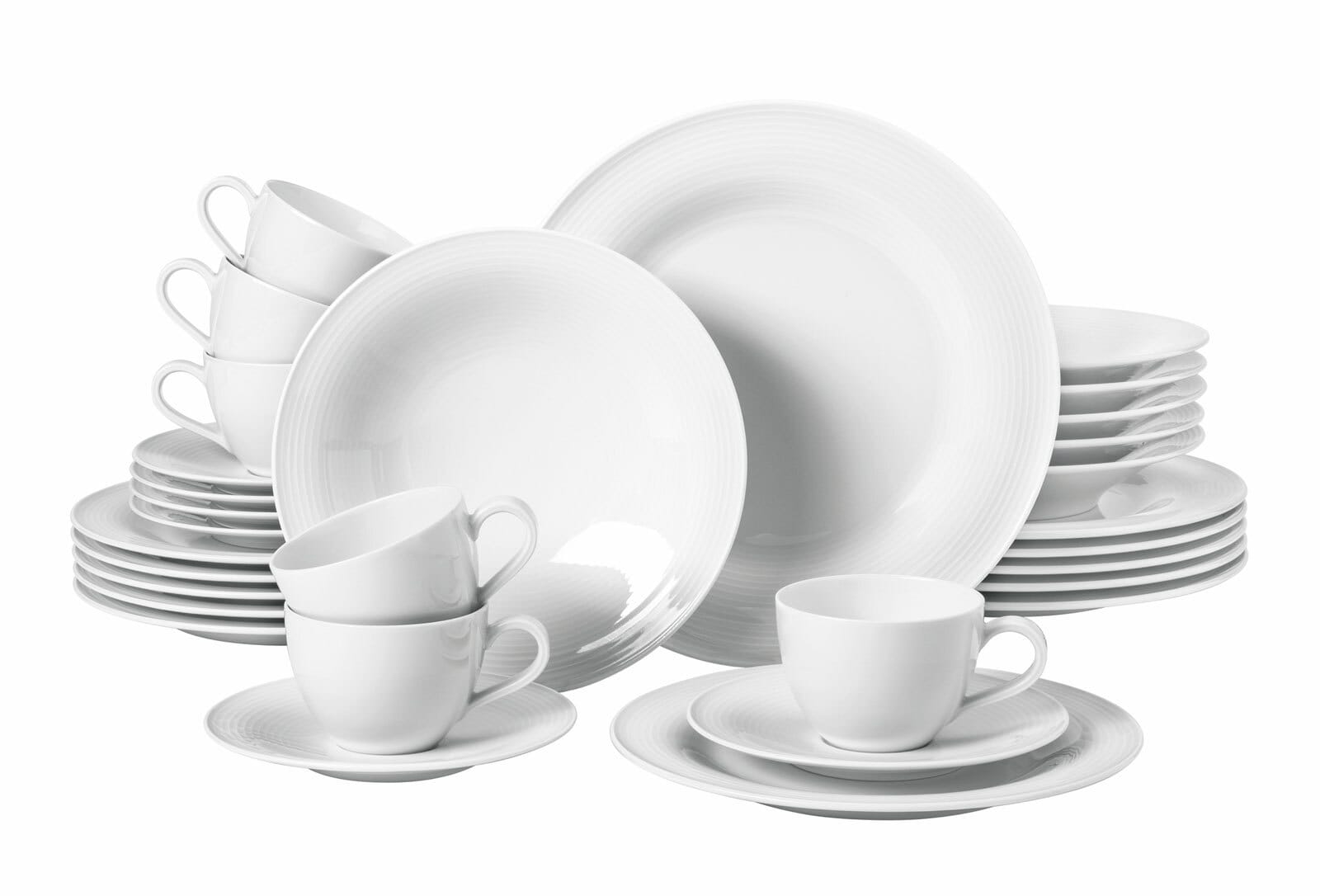 Seltmann Weiden Kaffeeservice BEAT 18-teilig weiß