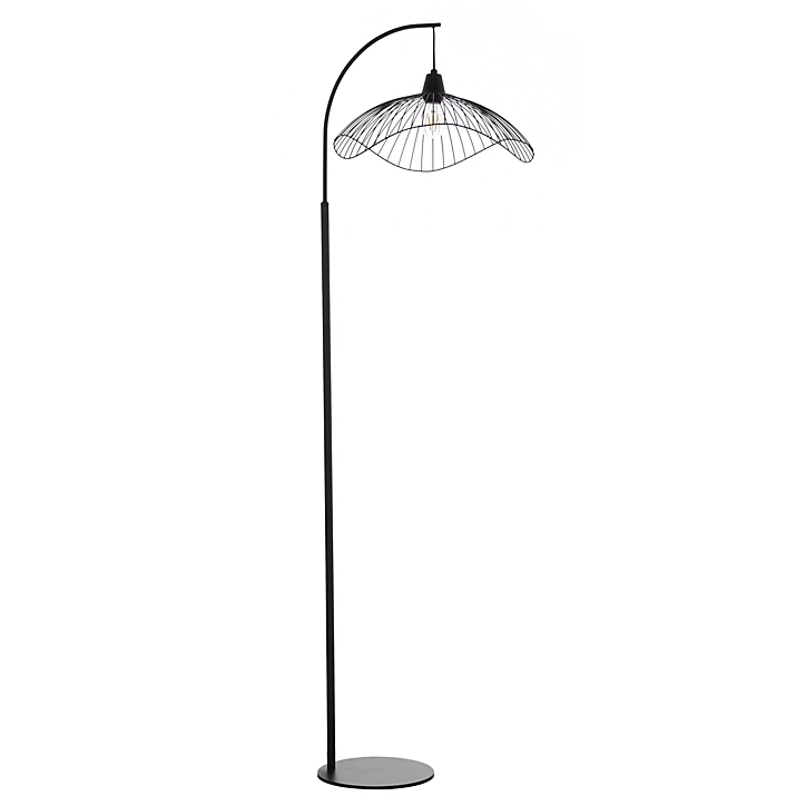 Lampe sur pied Vagala E27 Ø52cm 40W IP20 noir Seynave