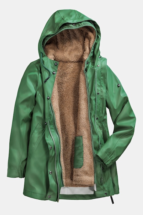 3-in-1-Funktions-Jacke, Kapuze, auszippbare Teddyfleece-Innenjacke