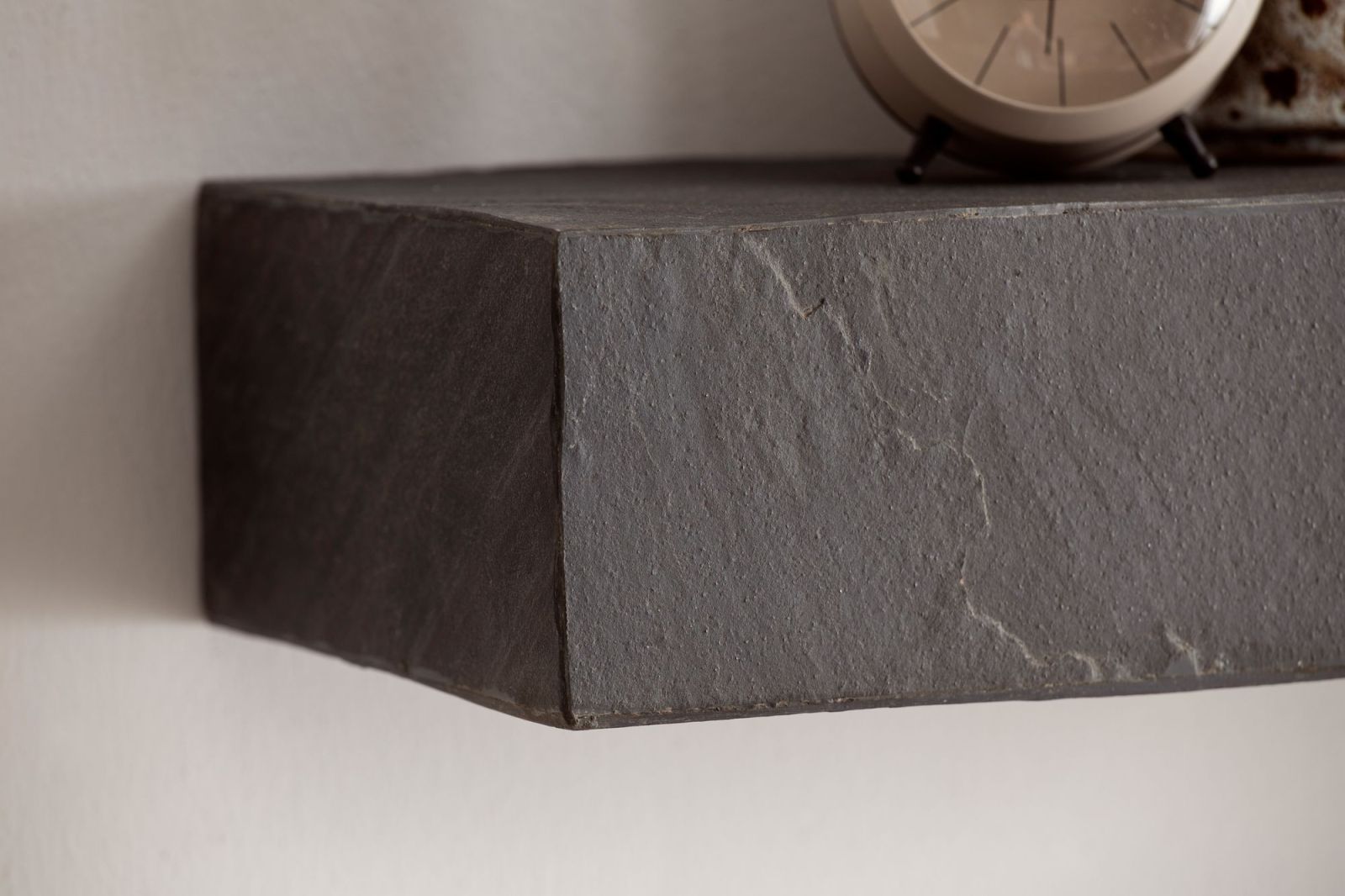 Wandregal - anthrazit - Mango massiv - 120 cm