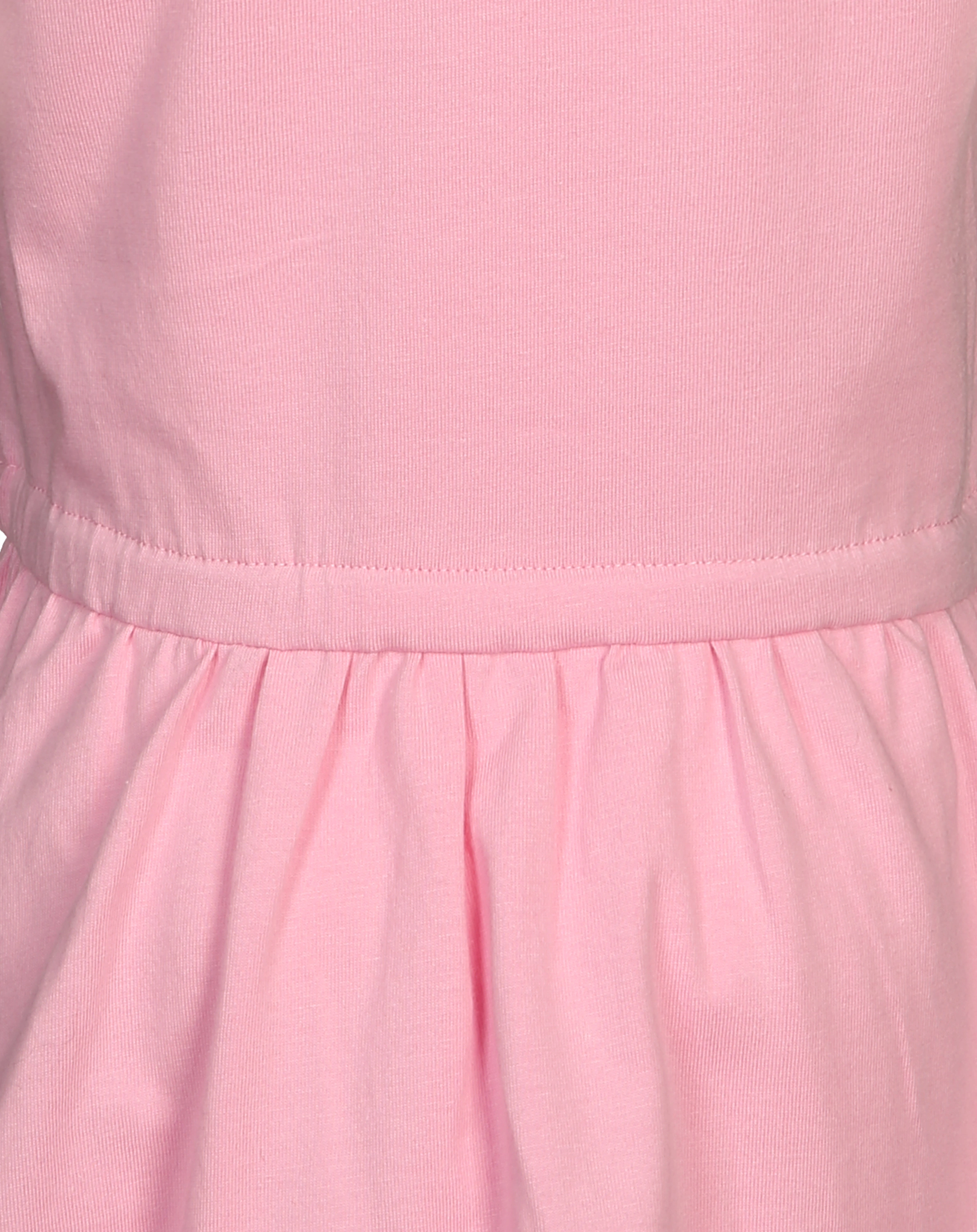 Kurzarm-Kleid PFERDEMÄHNE in rosa