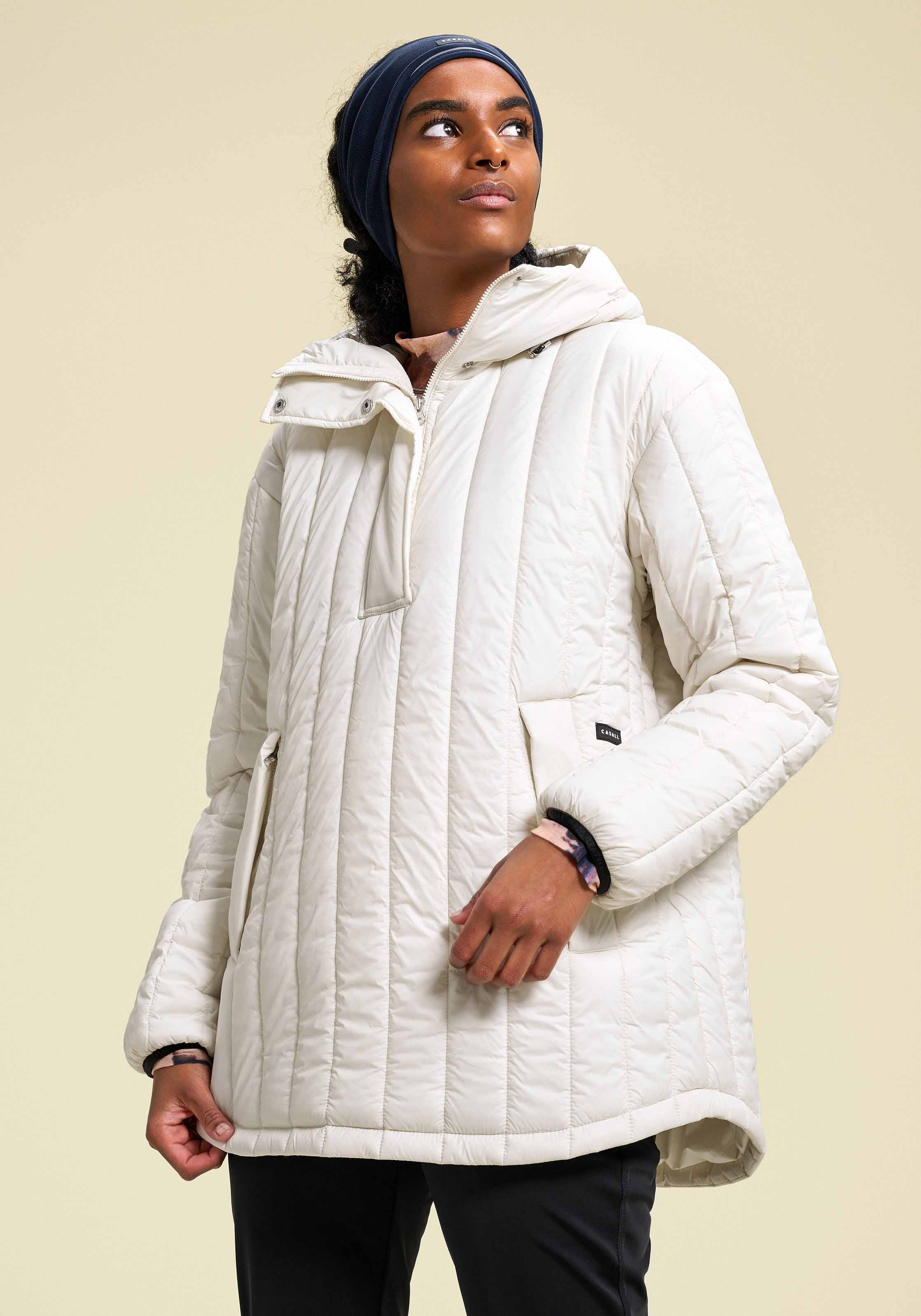 Lightweight Padded Anorak Off White