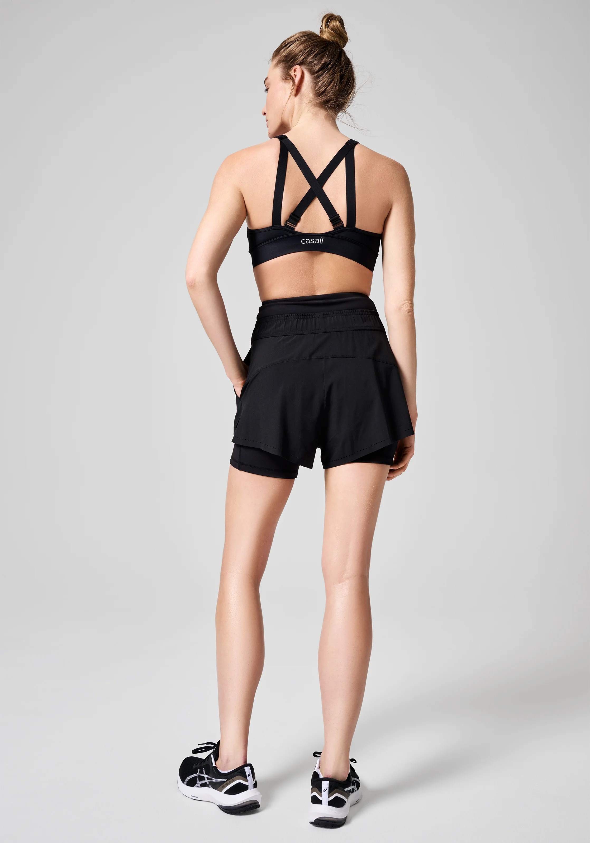 Shaping Double Shorts Dame Black