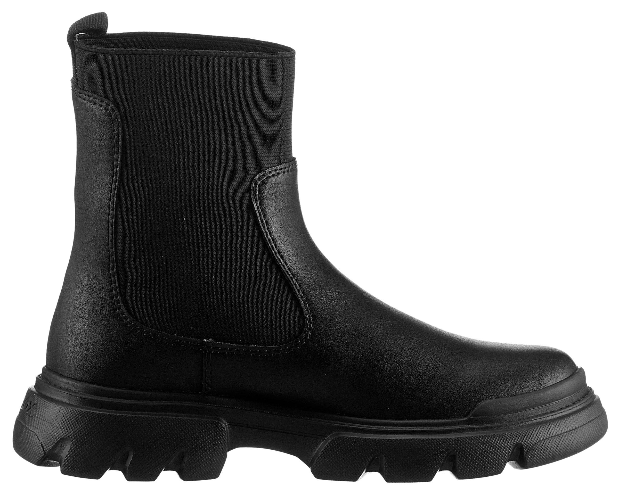 Geox Chelseaboots »J JUNETTE GIRL C«  Plateaustiefel, Schlupfstiefel, Winterstiefel mit Blockabsatz