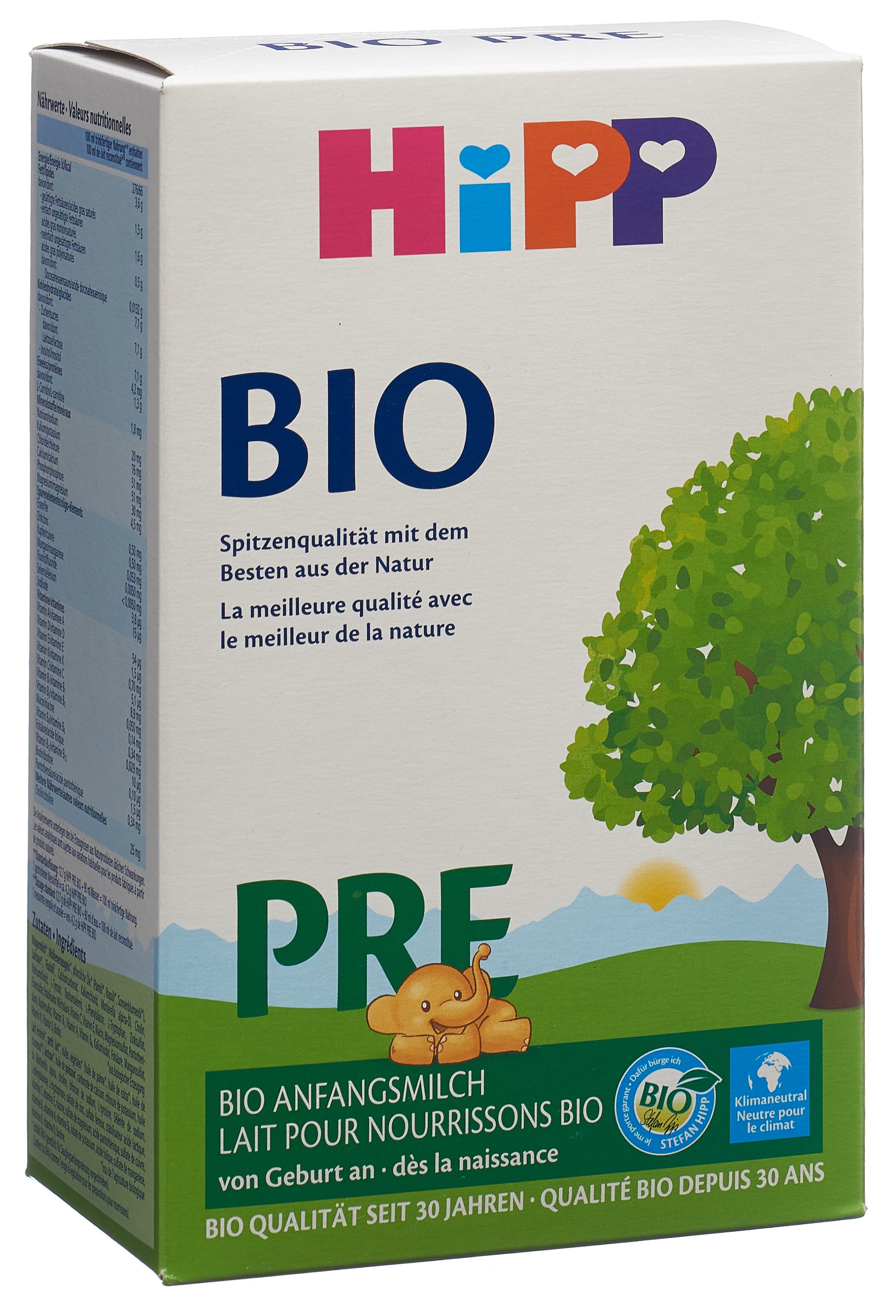 Hipp Pre Bio Anfangsmilch Plv Btl 600 g