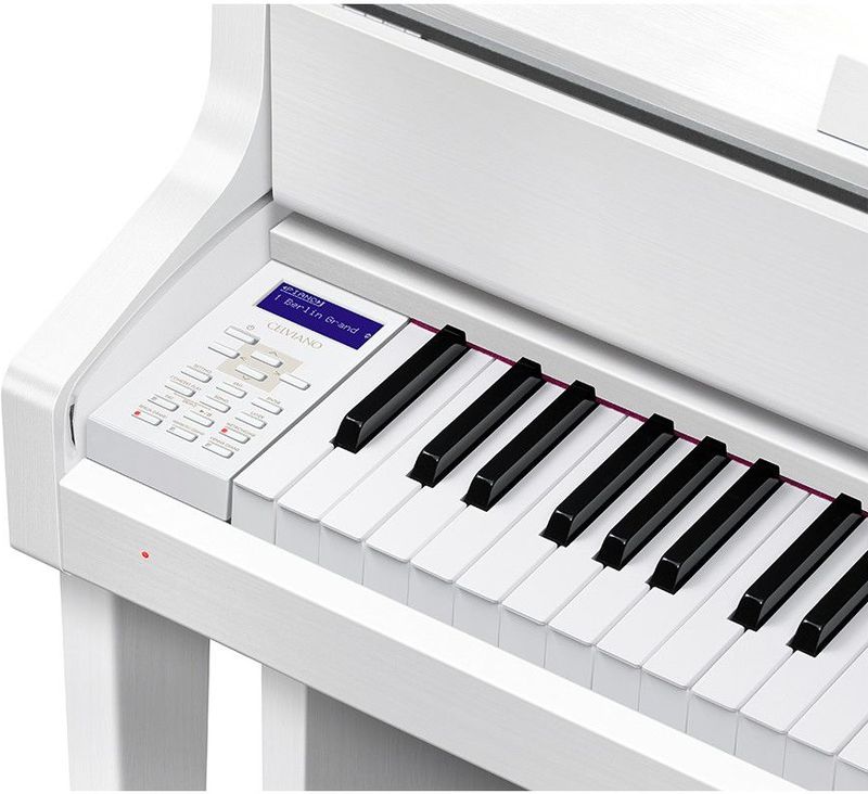 Casio GP310 Grand Hybrid Digital Piano Package Satin White