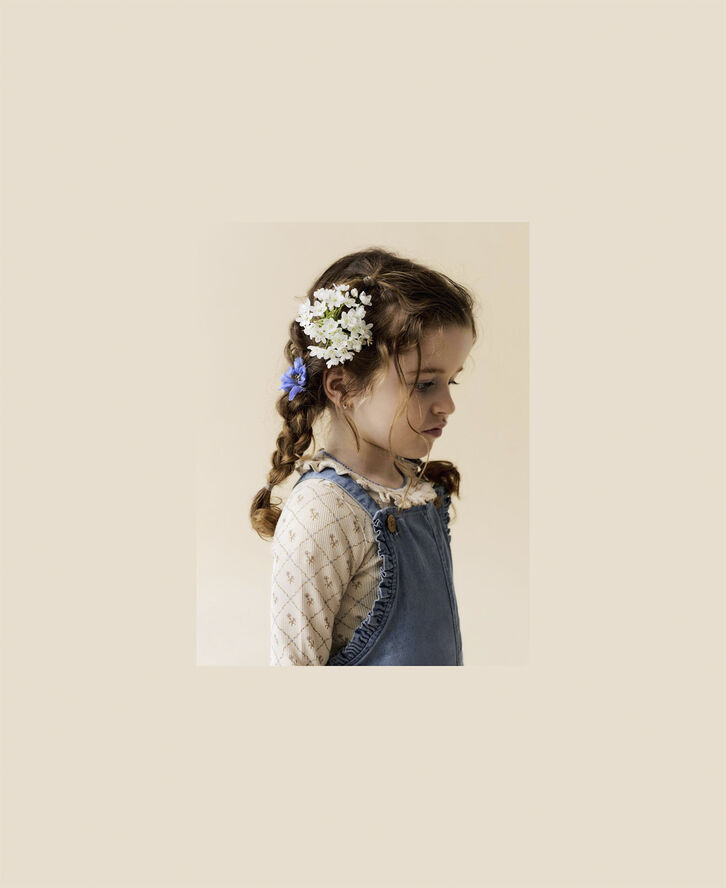 Lil' Atelier NMFGAGO KUG LS SLIM TOP LIL Gray morn