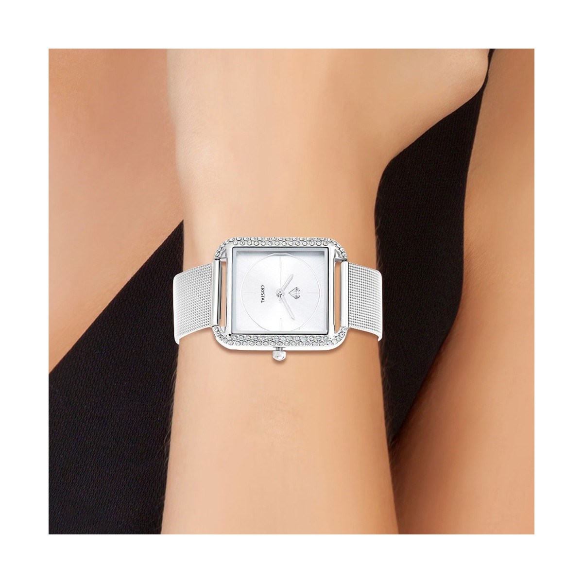 Montre Marwa SC Crystal ornée de 72 Cristaux scintillants