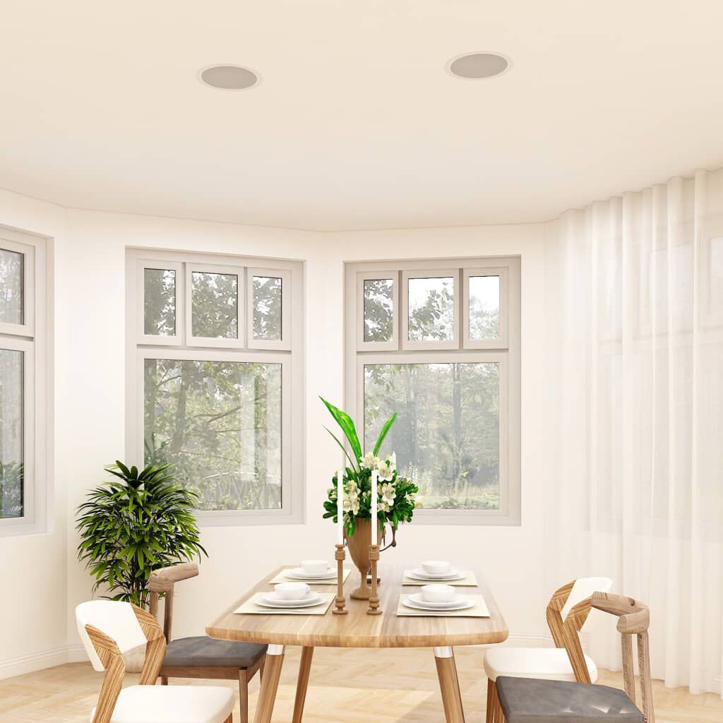 vidaXL Plafond- of wandluidsprekers, 2 stuks, 120 W