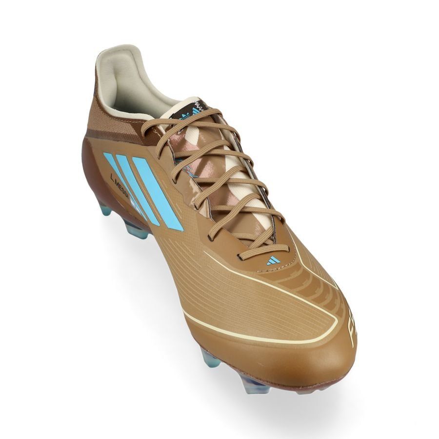 adidas F50 Messi X Bad Bunny Elite FG - Cardboard/Blanc/Turquoise ÉDITION LIMITÉE