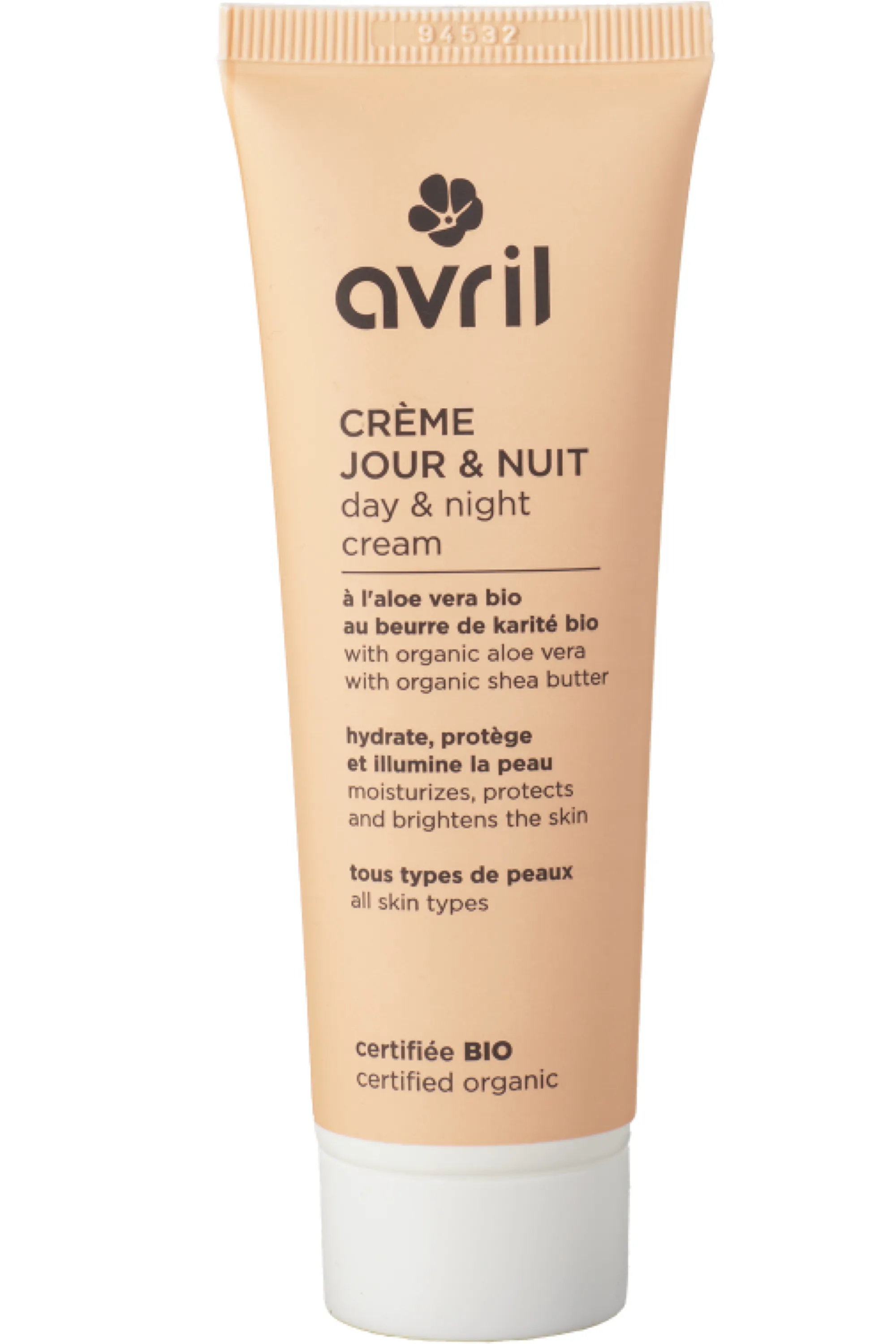 Avril Crème jour et nuit bio-50 ml