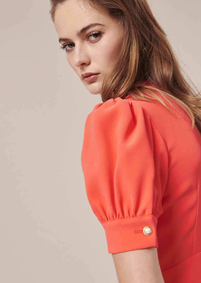 Robe Roucoulecorail en crêpe