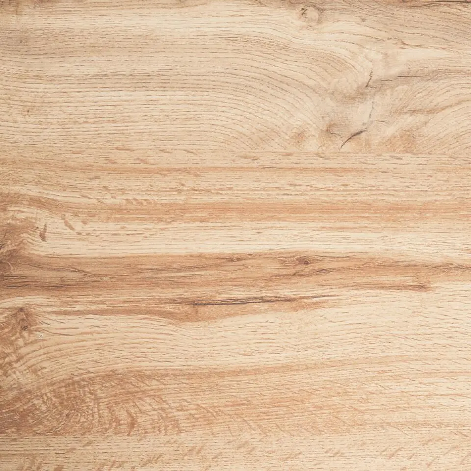 CARLEA - Uitschuifbare eettafel - Lichtbruin - MDF