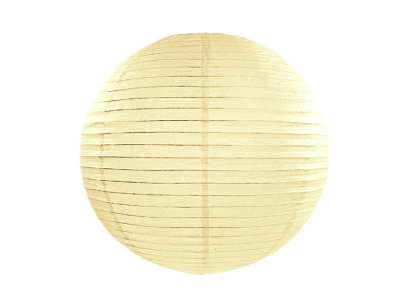 Vanille Creme Lampion Rond 20cm